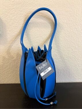 Tulip Bylin Small Blue Leather Bag